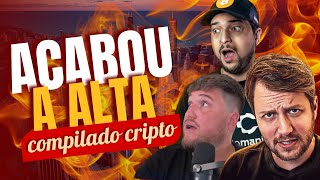 🔥COMPILADO CRIPTO: Mercado em Queda! Veja a opinião dos Influenciadores sobre tudo isso...