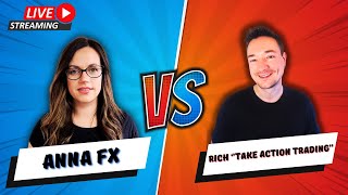 🔴 LIVE TRADING Price Action Analysis | Anna FX vs Rich