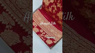 Banarsi Handloom Pure Khaddi Georgette Saree #ahmadsilk #chiffon #khaddi #handloom #saree #sareelove