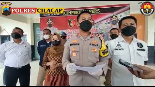 Wakapolres Cilacap Pimpin Press Release Kasus Pencabulan Di Bawah Umur