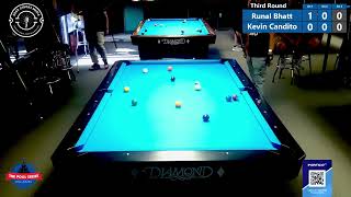 Runal Bhatt vs Kevin Candito - 10 Ball Tournament - Third Round - Points Event #8 - 10/5/24