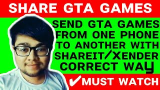 How To Share Gta Vice City On Android In Shareit How To Share Gta San Andrease In Android Send Sa Vc