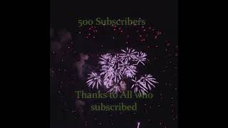 500 Subscribers