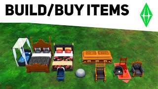 The Sims 4 Life & Death Build/Buy Items