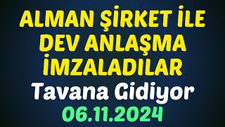 ALMAN ŞİRKET İLE DEV ANLAŞMA İMZALADILAR - Tavana Gidiyor 06.11.2024 #borsa #hisse #bilanço #KONTR