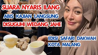 Suara Mommy Angie Nyaris Hilang! Disuguhi Wedang Jahe Hangat Setelah Kajian di Malang