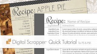 Recipe Card Template