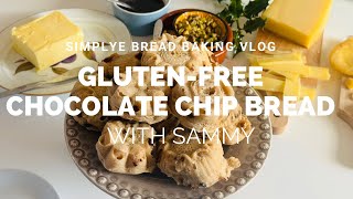 GLUTEN-FREE DARK CHOCOLATE CHIPS BREAD | NO KNEADING | NO PROOFING | #SAMMYBAKES, #VLOG