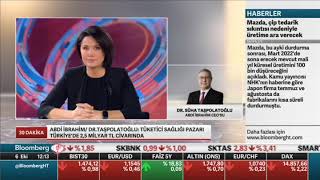 CEO’muz Dr. Süha Taşpolatoğlu Bloomberg HT Televizyon Kanalına Konuk Oldu