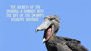 The Secrets of the Shoebill A Journey into the Life of the Swamp’s Stealthy Sentinel #facts #weird