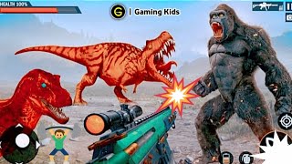 REAL DINOSAUR HUNTER GUN GAME 2023 | Gun Dinosaur Hunter Gameplay 😱❗