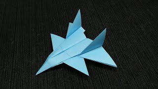 Easy origami paper crafts | How to make a jet fighter paper airplane | Paper Airplane Making