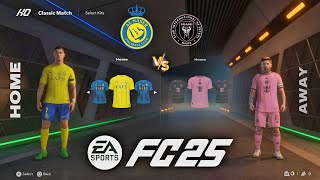 FC 25 - Al Nassr vs Inter Miami Full Match FT. Cristiano Ronaldo vs Lionel Messi Gameplay (PS5)