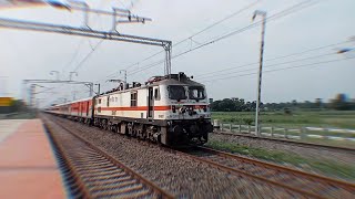 (1+4) WAP-7 Ananya+Ajmer SF+ Shaktipunj+ Tebhaga Express Attack (ER) Indian Railways