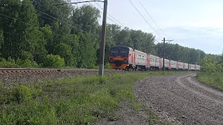 ЭД4М 0263 рейсом Тогучин - Новосибирск