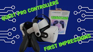 Quest Pro Controllers with Quest 2 - Box Opening and First Impressions