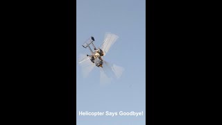 Helicopter GoodBye maneuvers #shorts