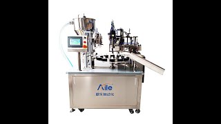 Semi-automatic internal heating tube filling and sealing machine: