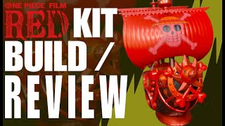 Bandai THOUSAND SUNNY MODEL KIT BUILD/REVIEW (One Piece Red)