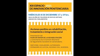 XIII Espacio de Innovación Penitenciaria 2021