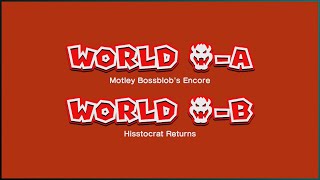 Super Mario 3D World - World Bowser-A: Motley Bossblob's Encore & Bowser-B: Hisstocrat Returns