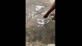 9-5 (intermediate dots) easy rangoli