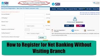 How to Register Online SBI for Net Banking Without Visiting Branch | SBI Online Net Banking