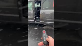 How to do automatic doors on a 2014 Grand Caravan with key fob. #dodge #grandcaravan #codywyoming