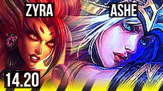 ZYRA & Senna vs ASHE & Rell (ADC) | 68% winrate, Rank 11 Zyra | NA Grandmaster | 14.20