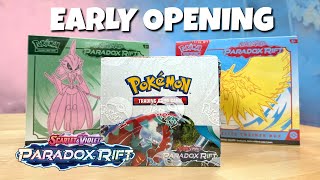 Paradox Rift Debut! Early Booster Box and Elite Trainer Box Opening