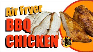 Simple and quick air fryer BBQ Chicken. Chicken breast recipe.