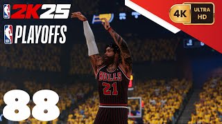 NBA 2K25 =My Career= [PC] (4K) EP88 {Playoffs: East Semis} Game 4 {Bulls @ Pacers}