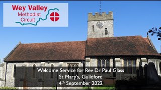 Circuit Welcome Service for Revd Paul Glass (Enhanced Audio)