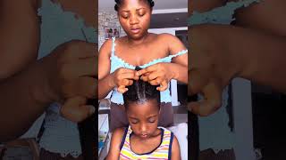 Simple kids hairstyle on natural hair #boyhairstyles