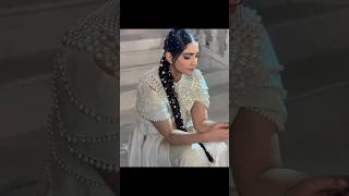 Gramming Choti Bridal Hairstylw/  jewelry Hairstylw #hairstyle #shortsfeed