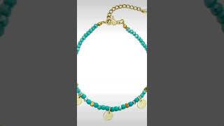 Stainless steel turquoise bracelet, there are many styles, there is always one you like