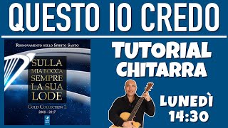 TUTORIAL di "QUESTO IO CREDO" tratto dall'album musicale "GOLD COLLECTION 2"