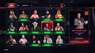 WWE 2k24 Gauntlet Eliminator Match.