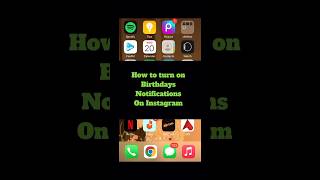 How to turn on Birthdays notifications on Instagram #instagram #shorts