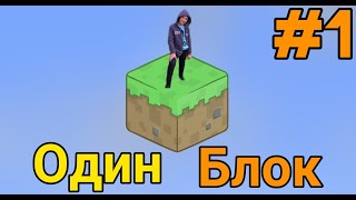 Майнкрафт Скайблок, но у Меня Только ОДИН БЛОК #1   Minecraft Skyblock, But You Only Get ONE BLOCK