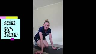 60 sec   plank challenge