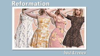 IS REFORMATION WORTH IT? (reformation haul and review)