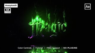 Corporate AE Templates: Magic Fire Logo