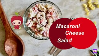 Mac Chickpeas Mayo Salad, Macaroni salad Recipe,  italian pasta salad,  italian salad