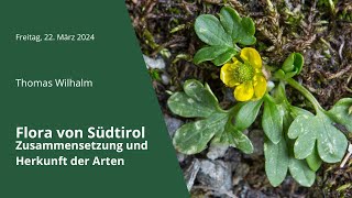 Flora von Südtirol - Zusammensetzung und Herkunft der Arten