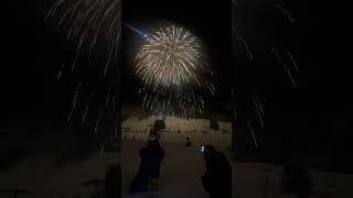 #Fireworks#Snowmountain#Japan 🎆 🌁 🇯🇵 🎑