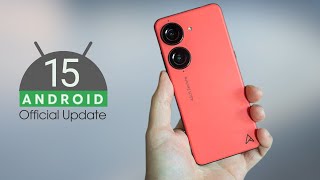 Asus Zenfone 10 Android 15 update