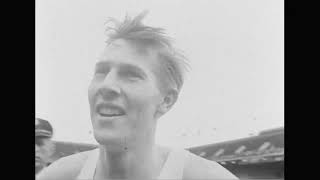 British Track Star Roger Bannister @ Penn Relays 1951