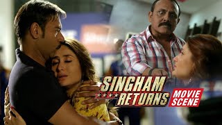 Ajay Devgn Single Handedly Takes On His Enemies | Singham Returns Movie Scene