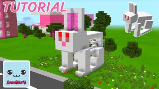 Cute WHITE RABBIT HOUSE in Kawaii World 🐇🐇 - TUTORIAL